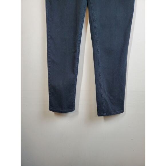 Lauren Ralph Lauren Womens Jeans 10 Black Straight‎ Leg Mid Rise Straight Cotton - Picture 2 of 11